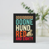 Vintag Darts 180 Dart Lover Postkarte (Stehend Vorderseite)