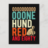 Vintag Darts 180 Dart Lover Postkarte (Vorderseite)