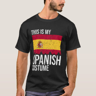 Vintag, das ist mein spanisches Flaggenkostüm für  T-Shirt
