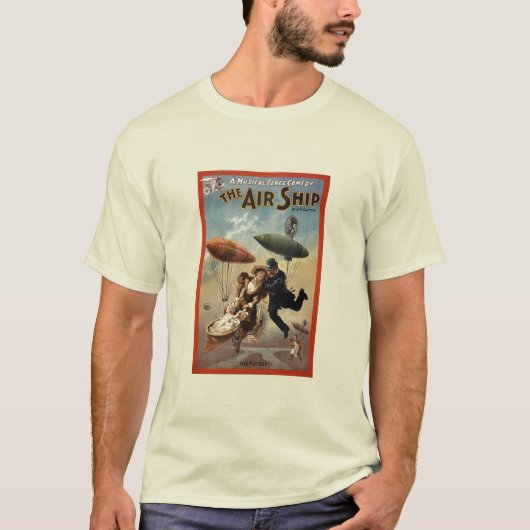 Vintag - das Luft-Schiff, T-Shirt (Vorderseite)