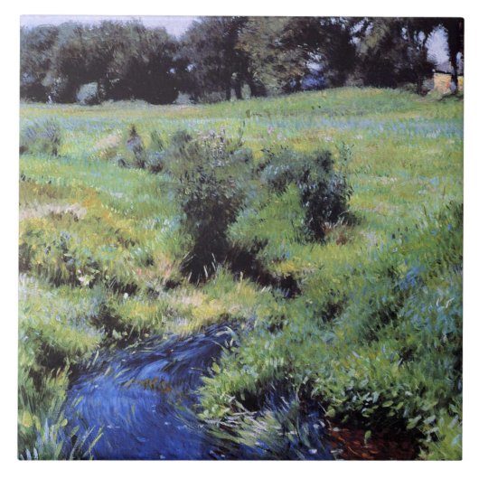 Vintag Das Pool-Medfield von Dennis Bunker Fliese (Vorderseite)