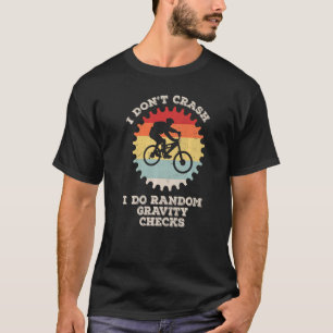 Vintag, dass ich nicht abstürzen Lustige Radtour T-Shirt