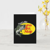 Vintag, dass mein Bro anhält zu fischen Karte (Gelbe Blume)