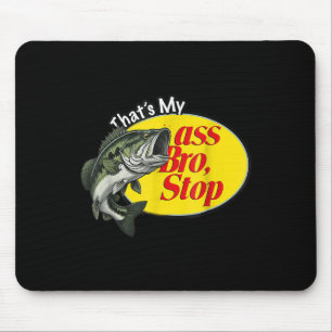 Vintag, dass mein Bro anhält zu fischen Mousepad