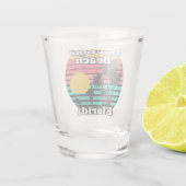 Vintag Daytona Beach Florida Schnapsglas (Rückseite)