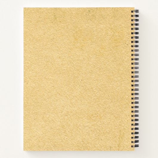 Vintag Death Morte Tarot Notizblock (Rückseite)