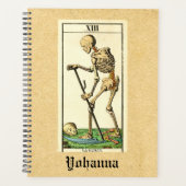 Vintag Death Morte Tarot Planer (Vorderseite)