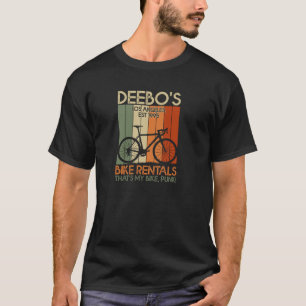 Vintag Deebo's Bike Rentals Funny Bike Rider Gesch T-Shirt
