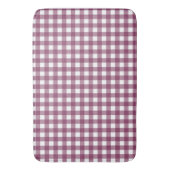 Vintag Deep Pink Karo Gingham Pattern Badematte (Vorderseite Vertikal)