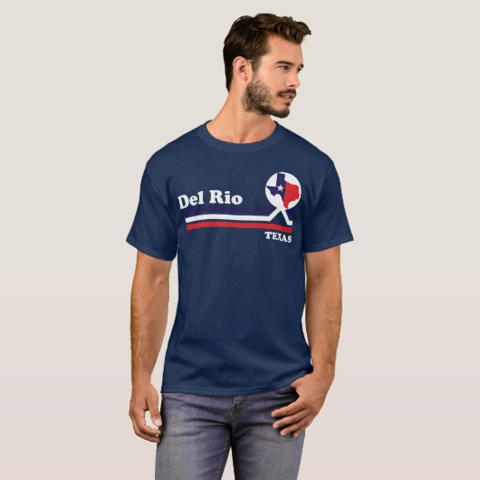 Vintag Del Rio Texas T-Shirt (Vorne ganz)