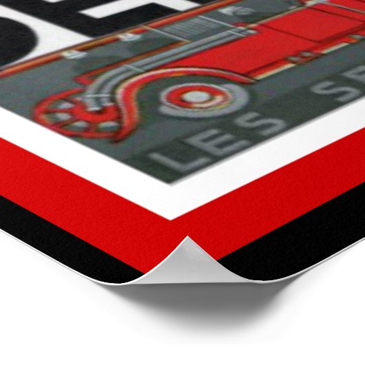 Vintag Delahaye Ad Poster (Ecke)