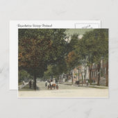 Vintag Delaware Ave. Buffalo, New York Postkarte (Vorne/Hinten)