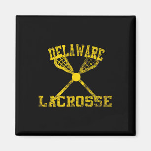 Vintag Delaware Lacrosse Magnet