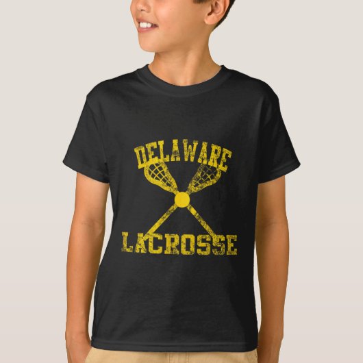 Vintag Delaware Lacrosse T-Shirt (Vorderseite)