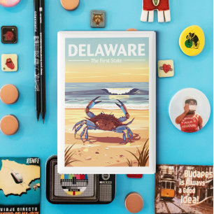 Vintag Delaware Magnet