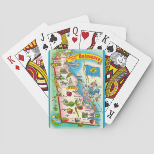 Vintag Delaware Playing Cards Spielkarten