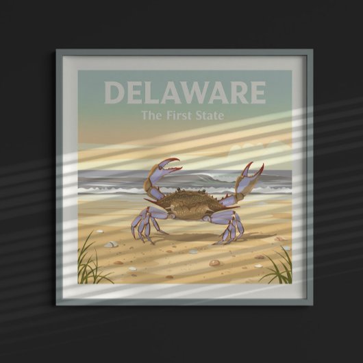 Vintag Delaware Poster