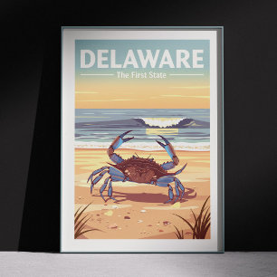 Vintag Delaware Poster