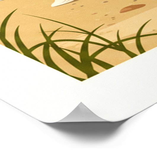 Vintag Delaware Poster (Ecke)