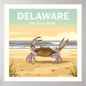 Vintag Delaware Poster (Vorne)