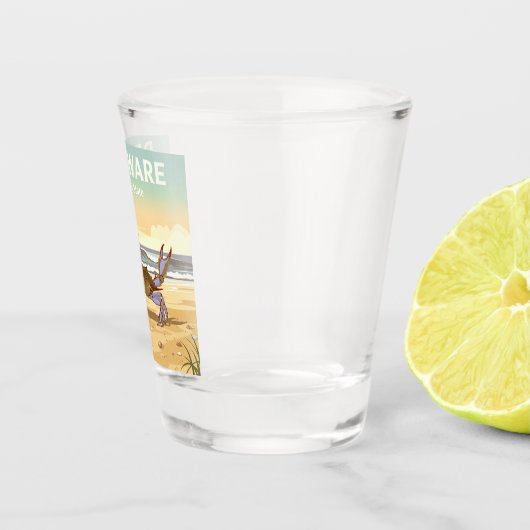 Vintag Delaware Schnapsglas (Rechts)