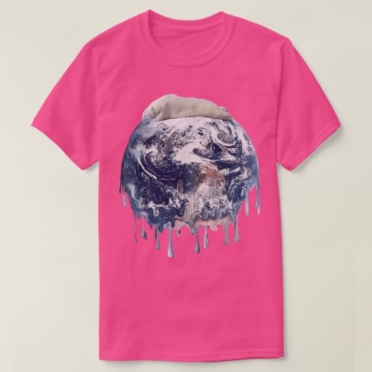 Vintag den Polar Bären mit Gesichtsmaske T-Shirt (Design vorne)