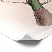 Vintag Dendrobium hillii Orchid Blume Poster (Ecke)