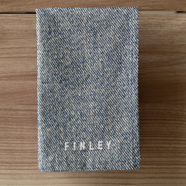 Vintag Denim Blue Jeans Look Badhandtuch Set