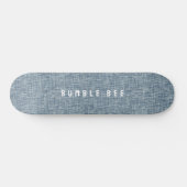 Vintag Denim Blue Jeans Look Skateboard (Horizontal)