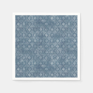 Vintag Denim Inspiriert Muster Napkins Serviette