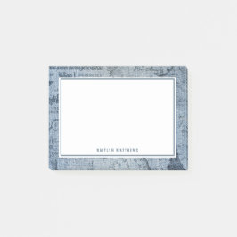 Vintag Denim Sketches Jeans Texture Name Post-it  Klebezettel