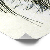 Vintag Dental, Zahnarzt mit Junge im Stuhl Poster (Ecke)