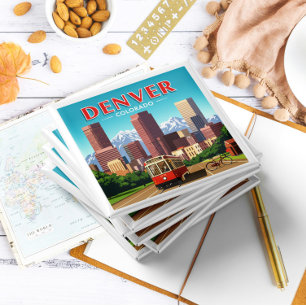 Vintag Denver Colorado Magnet