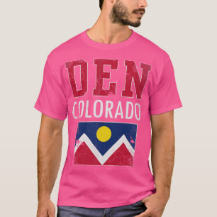 Vintag Denver Colorado Zuhause Liebe T-Shirt