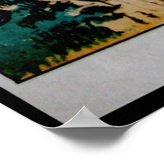 Vintag der Abfall Poster (Ecke)