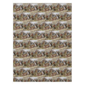 Vintag Der Erste Erntedank 1621 Jean Ferris Tischdecke (Vorderseite)