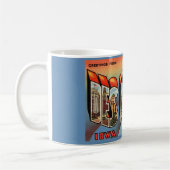 Vintag Des Moines Iowa Tasse (Links)