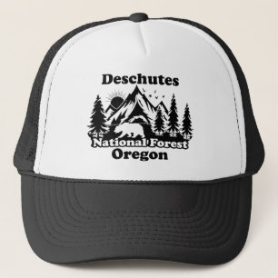 Vintag Deschutes Nationalwald Oregon Truckerkappe