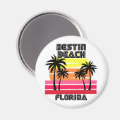 Vintag Destin Beach Florida Magnet (Vorderseite/Rückseite)