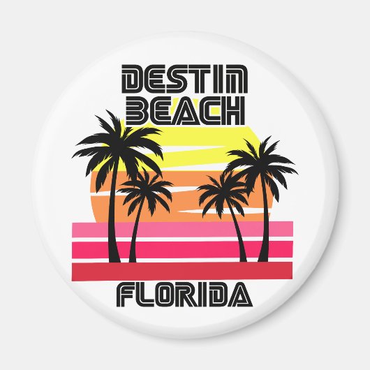 Vintag Destin Beach Florida Magnet (Vorne)