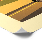 Vintag Detroit Michigan Poster (Ecke)