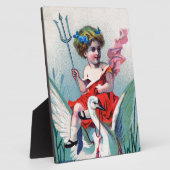 Vintag Devil Child & Swan Fotoplatte (Seite)