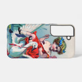 Vintag Devil Child & Swan Samsung Galaxy Hülle (Rückseite (Horizontal))
