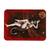 Vintag Devil Lady Flexible Magnet (Horizontal)