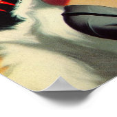 Vintag Devil Woman Poster (Ecke)