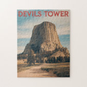 Vintag Devils Tower Puzzle (Vertikal)