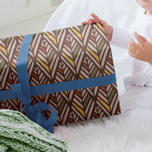 Vintag Diamond Retro Mitte Jahrhundert Moderne Geschenkpapier