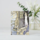 Vintag - Die Dame von Shalott, Postkarte (Stehend Vorderseite)