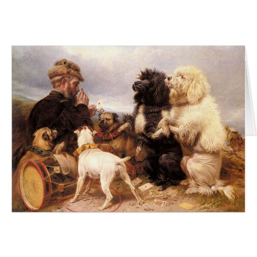 Vintag - die glücklichen Hunde, (Vorderseite (Horizontal))