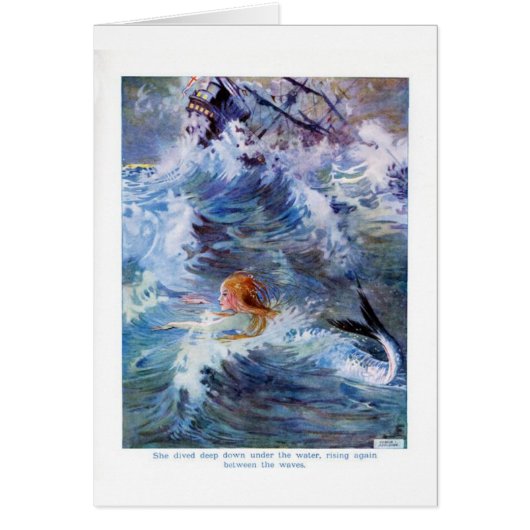 Vintag - die kleine Meerjungfrau, (Vorne)